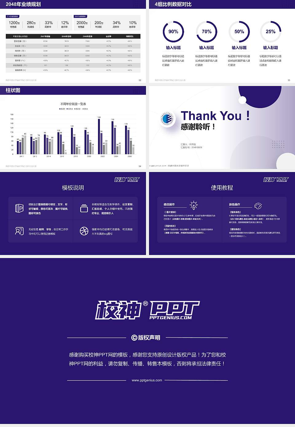 陕西科技大学镐京学院全国大学生创新创业大赛计划书PPT模板16:9格式幻灯片预览图5