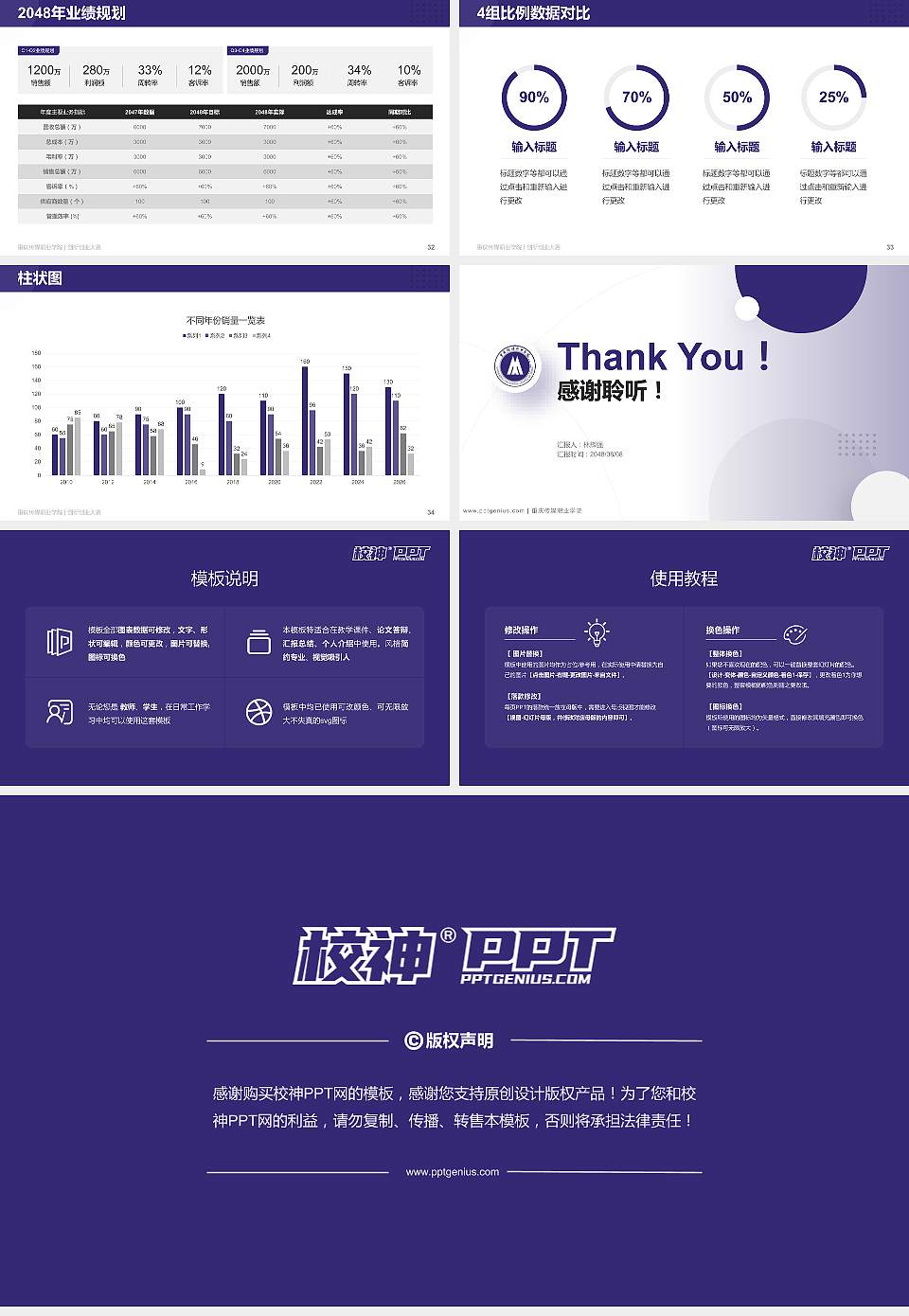 重庆传媒职业学院全国大学生创新创业大赛计划书PPT模板16:9格式幻灯片预览图5