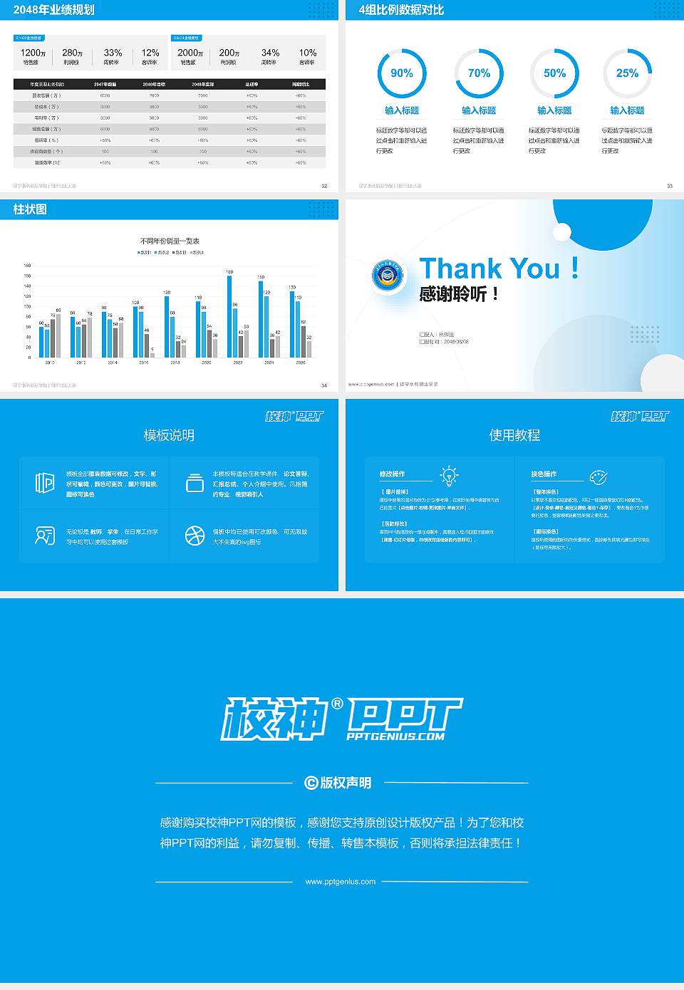 辽宁水利职业学院全国大学生创新创业大赛计划书PPT模板16:9格式幻灯片预览图5
