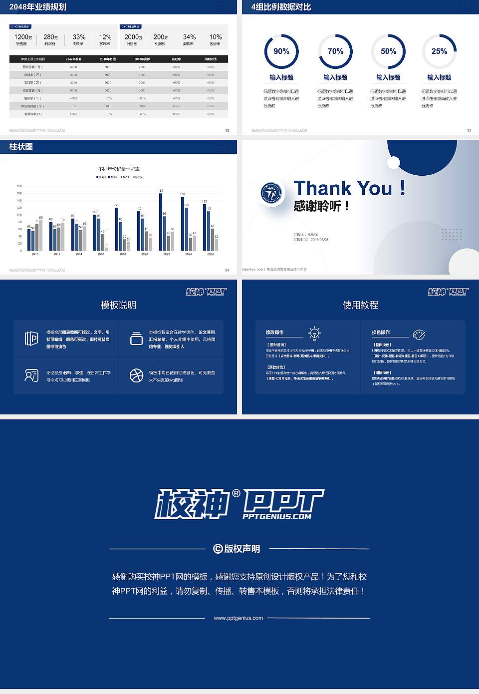 陕西经济管理职业技术学院全国大学生创新创业大赛计划书PPT模板16:9格式幻灯片预览图5