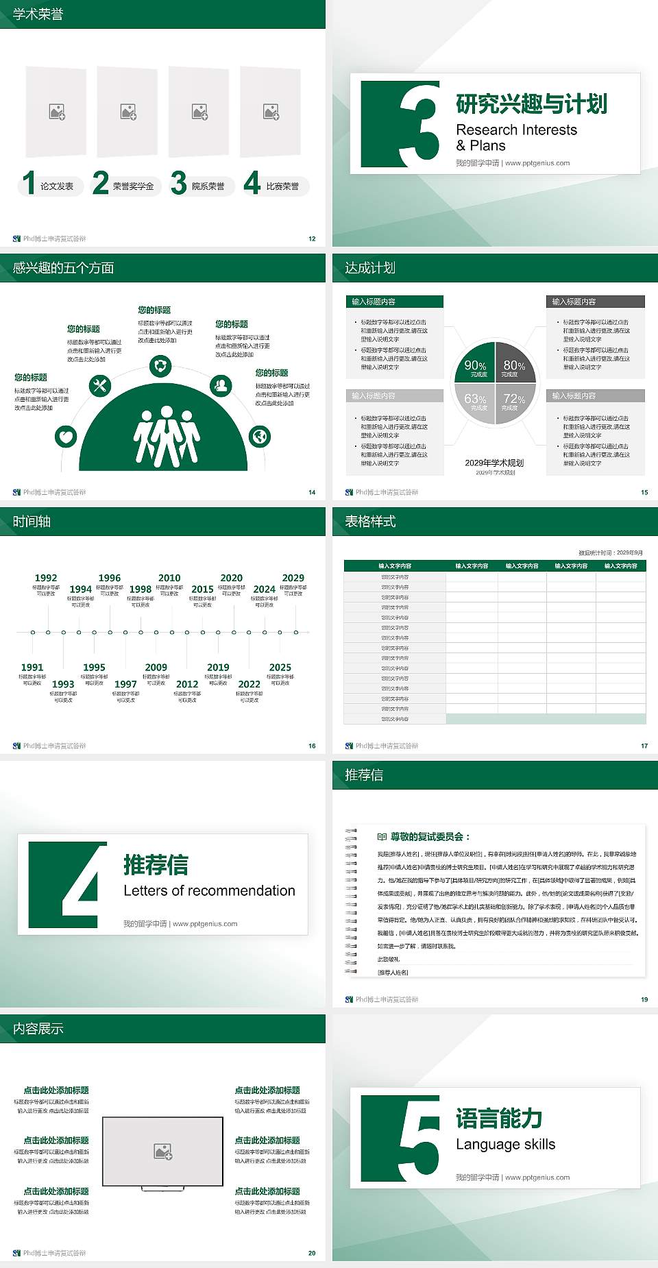 辽宁税务高等专科学校PhD博士申请面试/复试答辩通用PPT模板4:3格式幻灯片预览图3