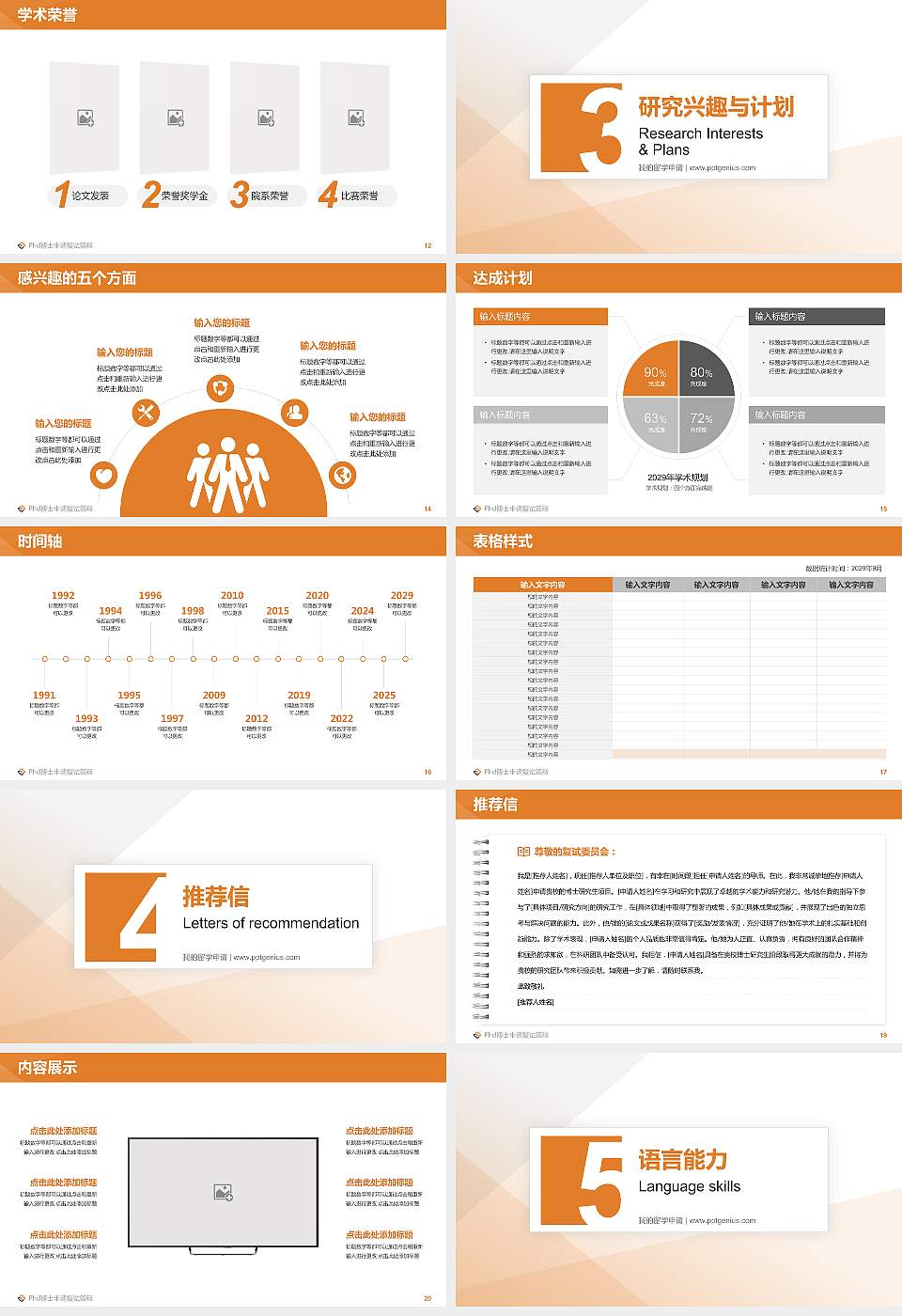 辽宁机电职业技术学院PhD博士申请面试/复试答辩通用PPT模板16:9格式幻灯片预览图3