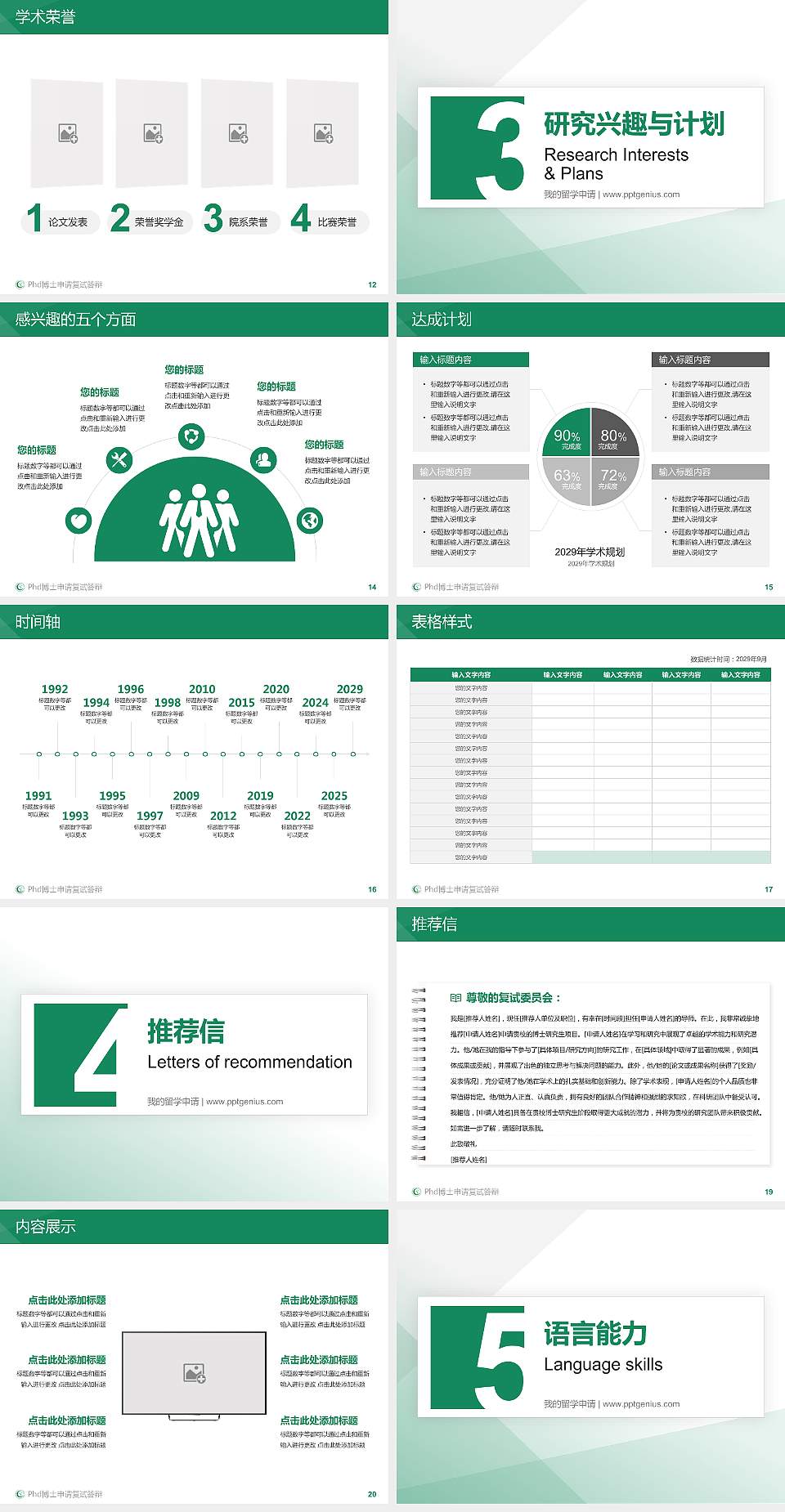 西昌民族幼儿师范高等专科学校PhD博士申请面试/复试答辩通用PPT模板4:3格式幻灯片预览图3