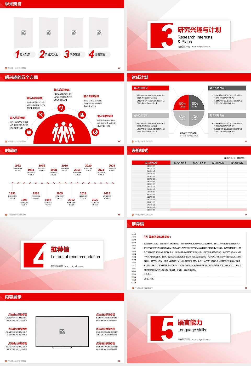 路德会吕祥光中学PhD博士申请面试/复试答辩通用PPT模板16:9格式幻灯片预览图3