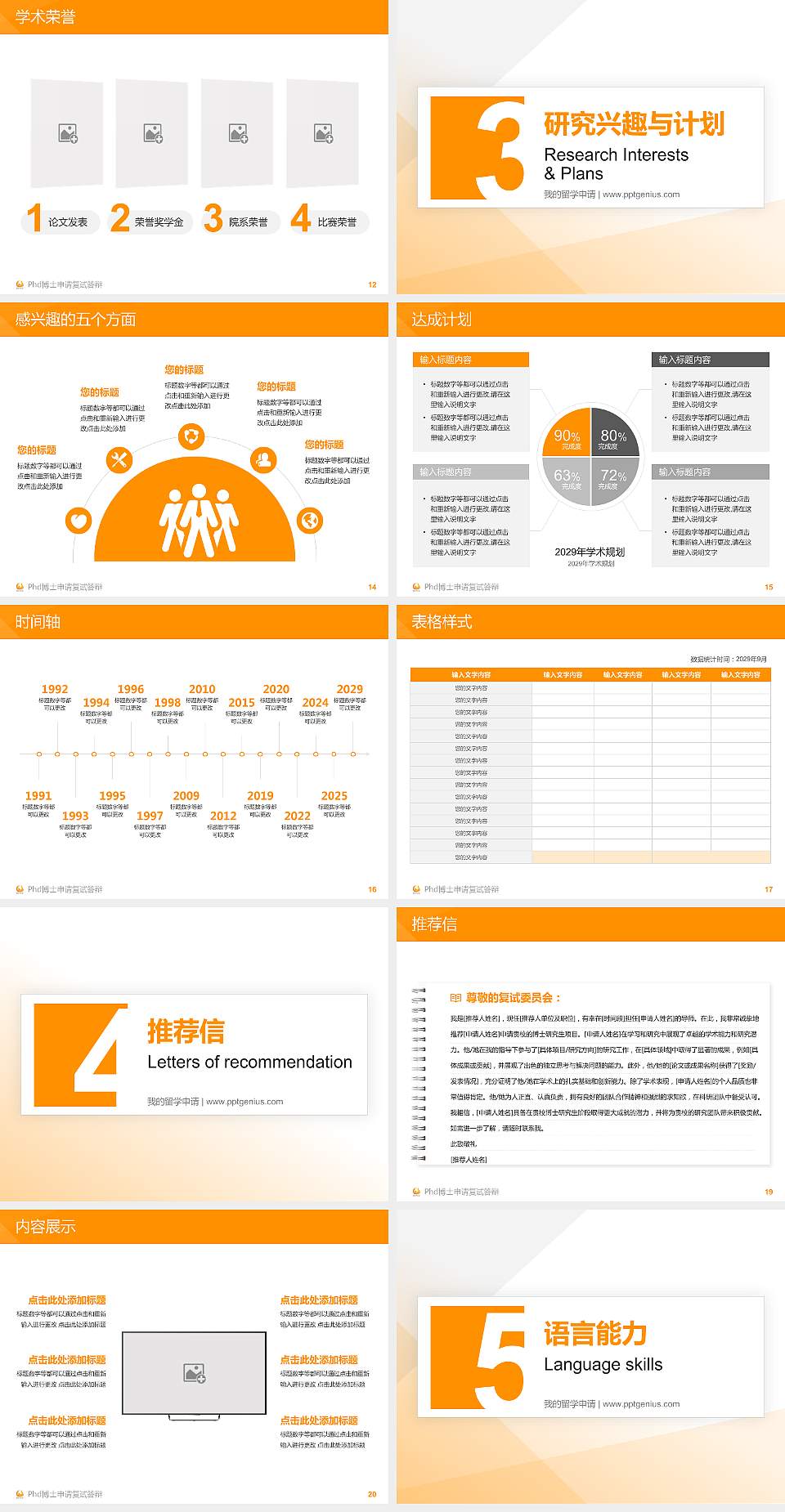 陕西旅游烹饪职业学院PhD博士申请面试/复试答辩通用PPT模板4:3格式幻灯片预览图3