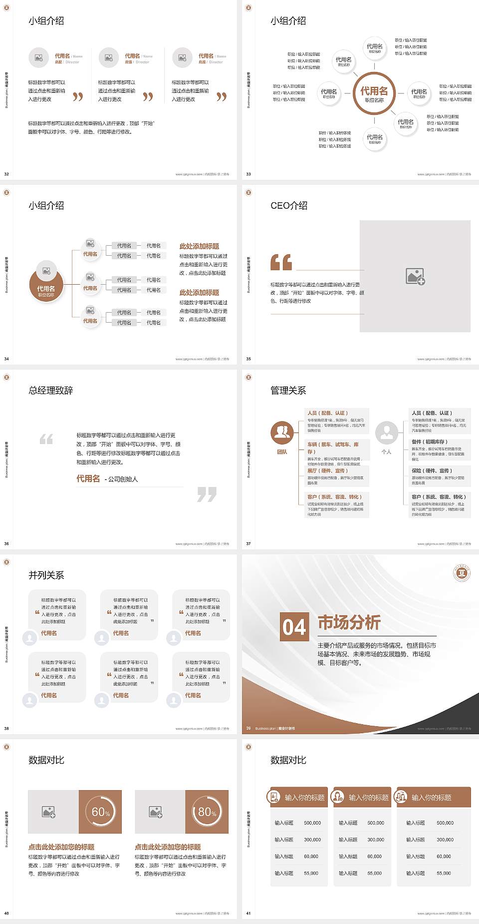 河北工程技术学院专用全国大学生互联网+创新创业大赛计划书/路演/网评PPT模板4:3格式幻灯片预览图5