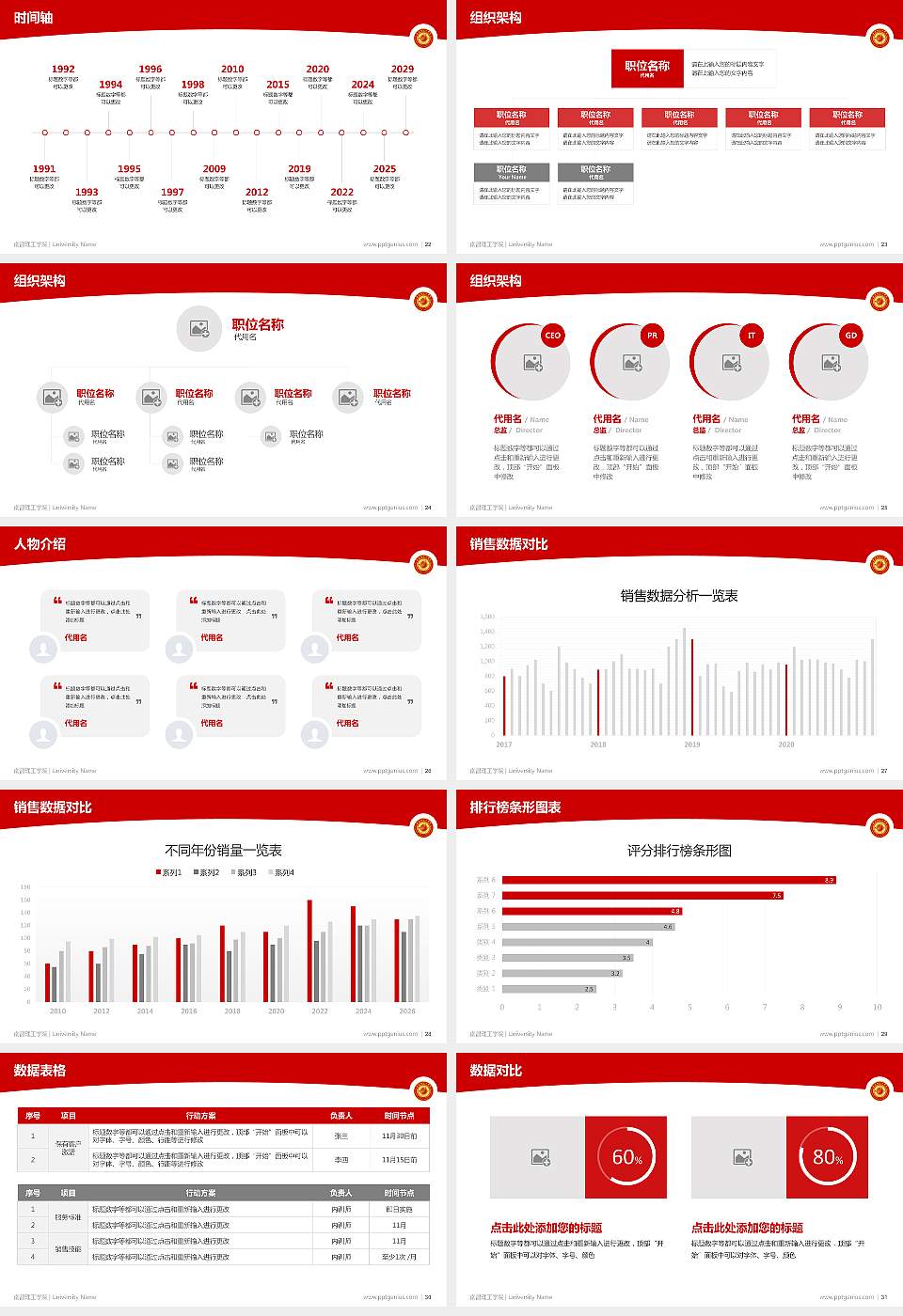 南昌理工学院学术汇报/学术交流研讨会通用PPT模板下载16:9格式幻灯片预览图4
