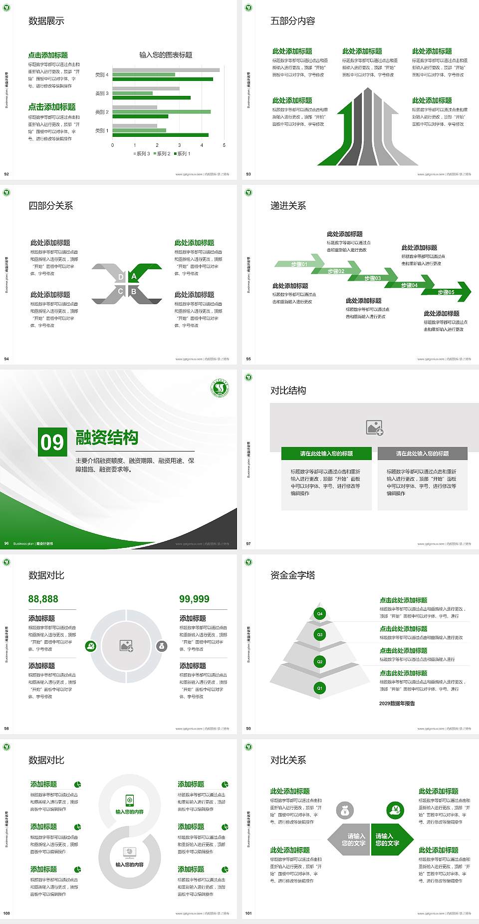 三峡大学科技学院专用全国大学生互联网+创新创业大赛计划书/路演/网评PPT模板4:3格式幻灯片预览图11