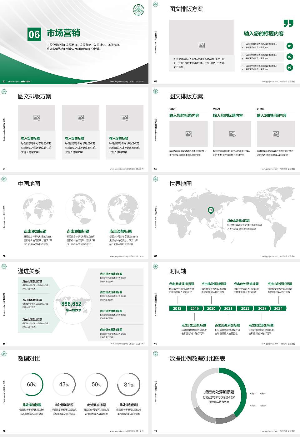 华南农业大学专用全国大学生互联网+创新创业大赛计划书/路演/网评PPT模板16:9格式幻灯片预览图8