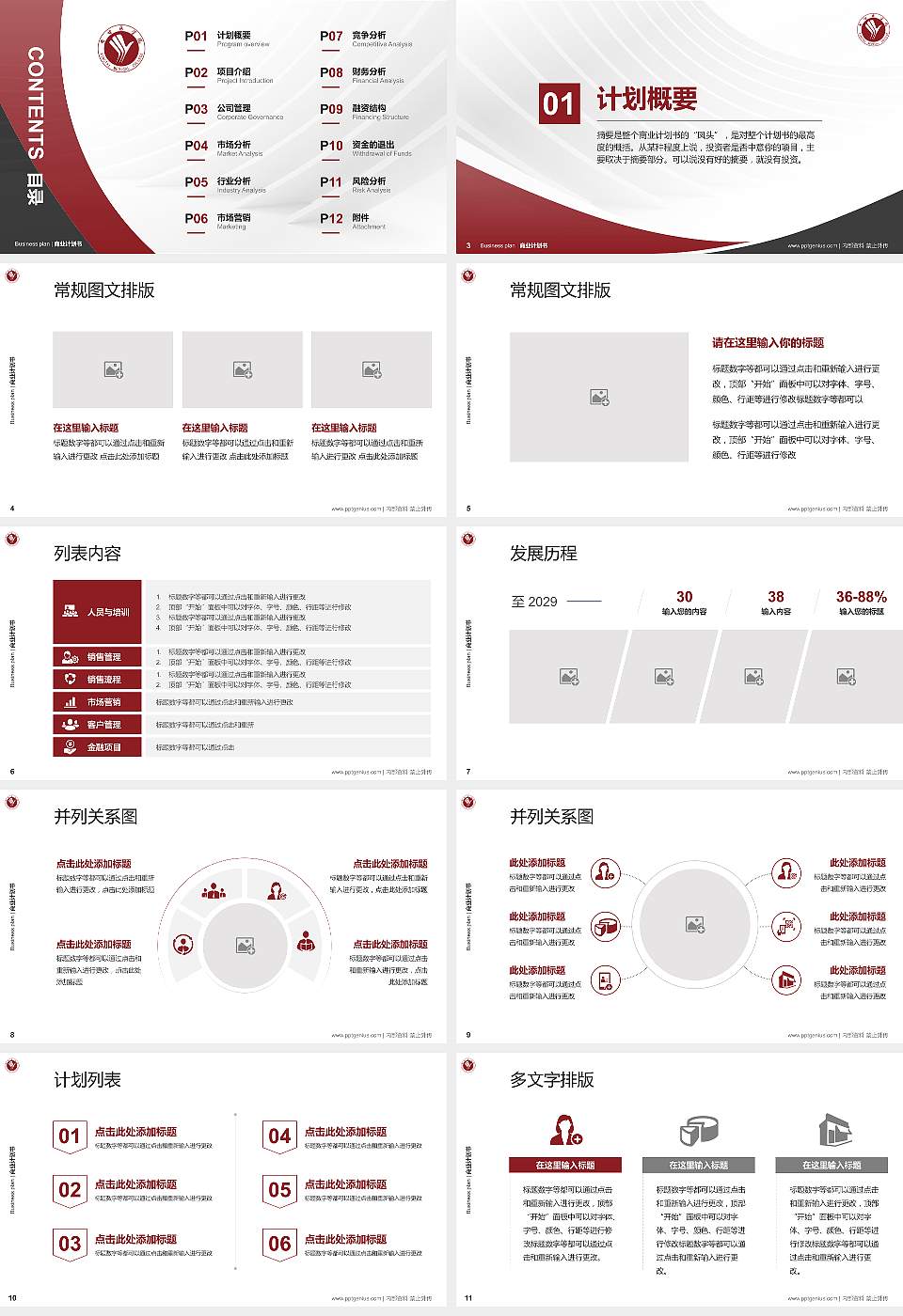 邢台医学院专用全国大学生互联网+创新创业大赛计划书/路演/网评PPT模板16:9格式幻灯片预览图2