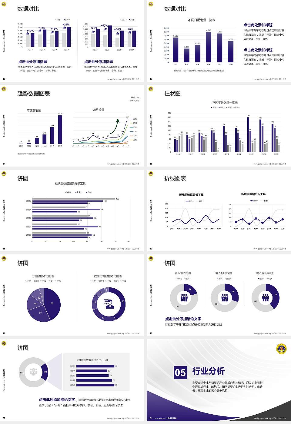 中国人民解放军海军工程大学专用全国大学生互联网+创新创业大赛计划书/路演/网评PPT模板16:9格式幻灯片预览图6