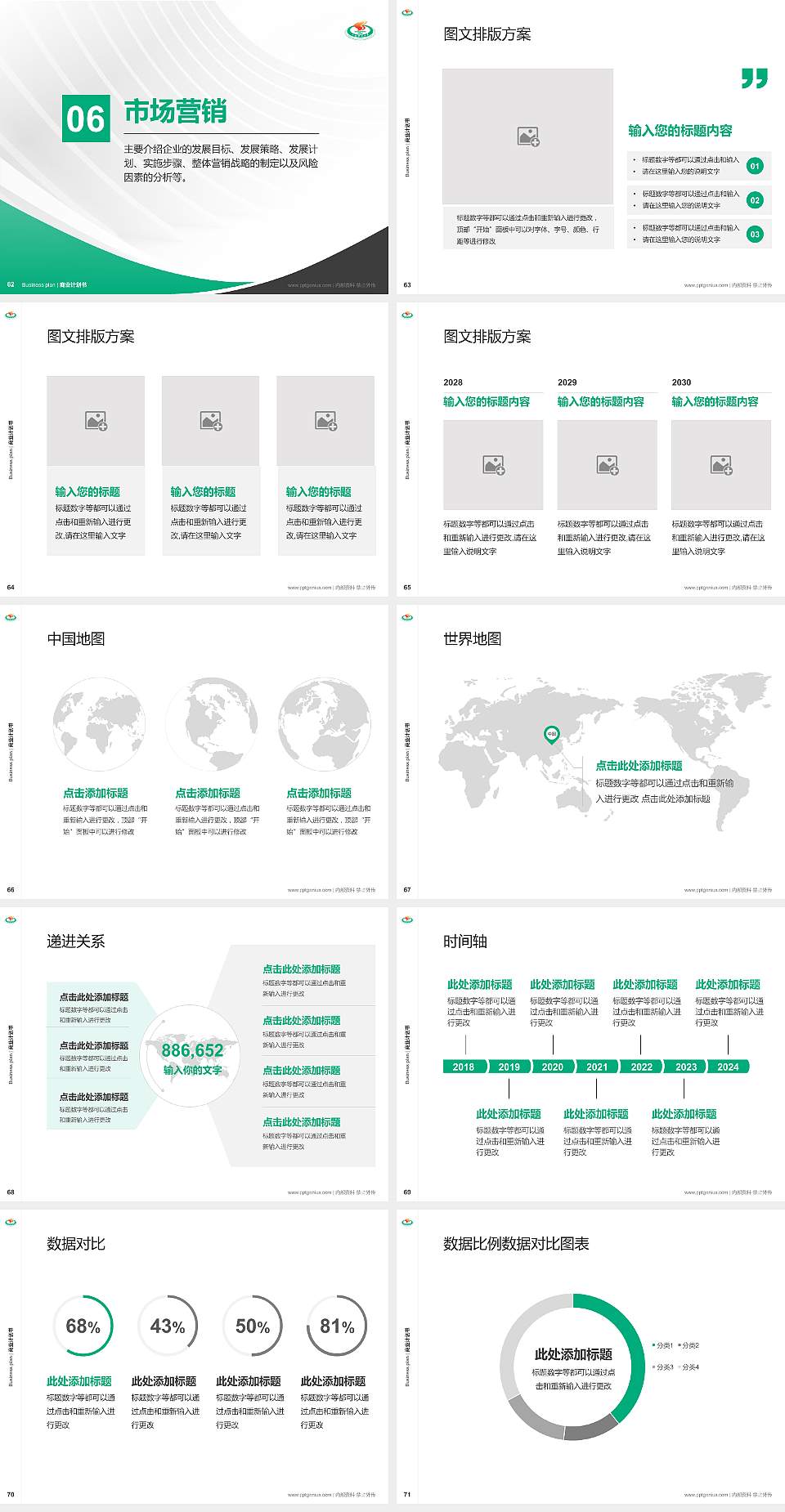 上海体育大学专用全国大学生互联网+创新创业大赛计划书/路演/网评PPT模板4:3格式幻灯片预览图8