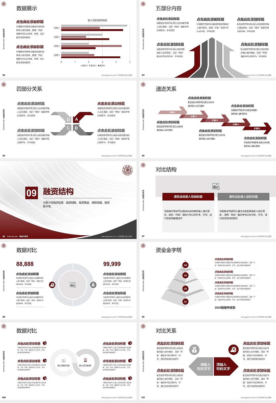 上海交通大学专用全国大学生互联网+创新创业大赛计划书/路演/网评PPT模板16:9格式幻灯片预览图11