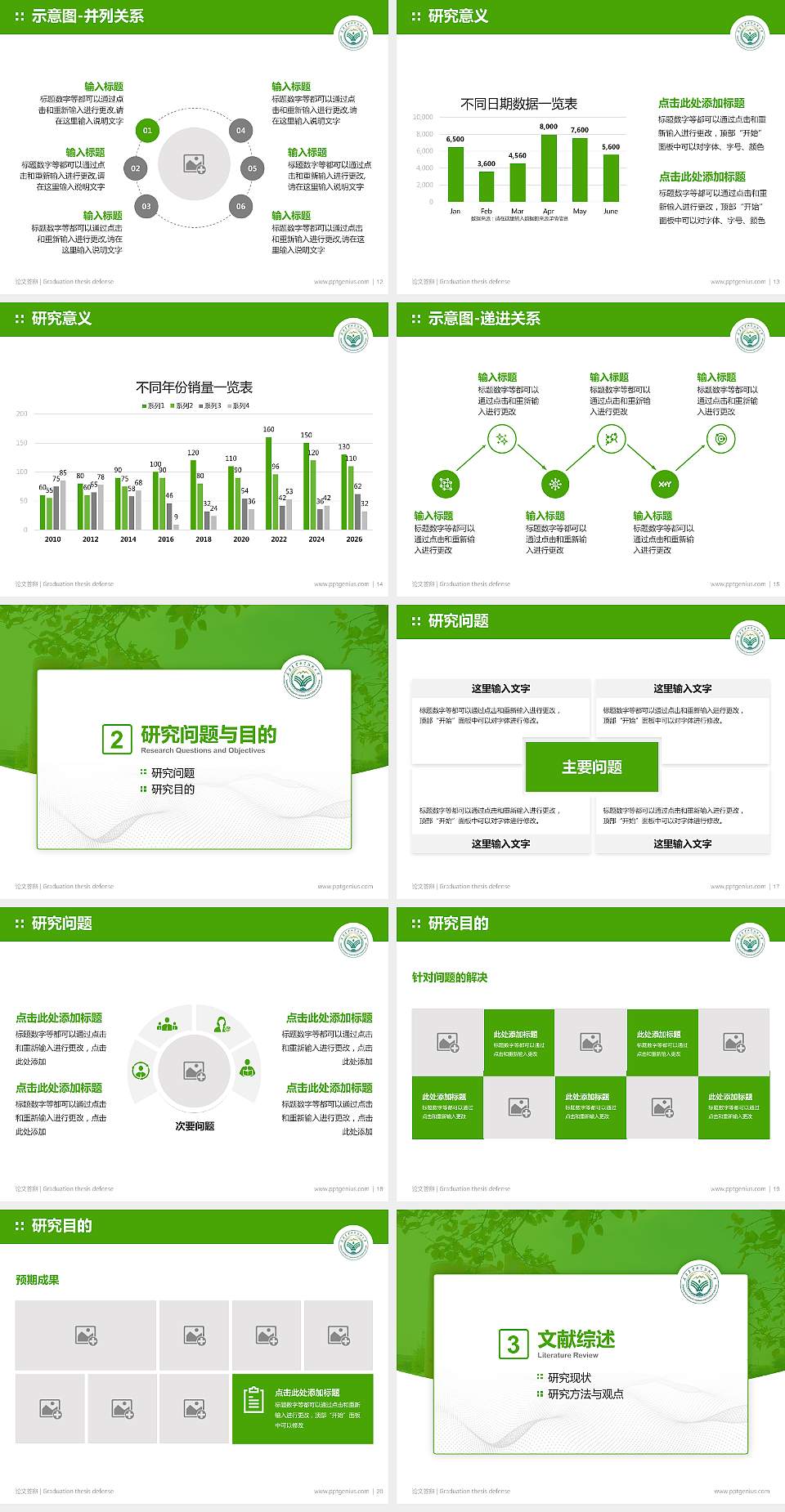 新疆农业职业技术大学论文答辩标准PPT模板4:3格式幻灯片预览图3
