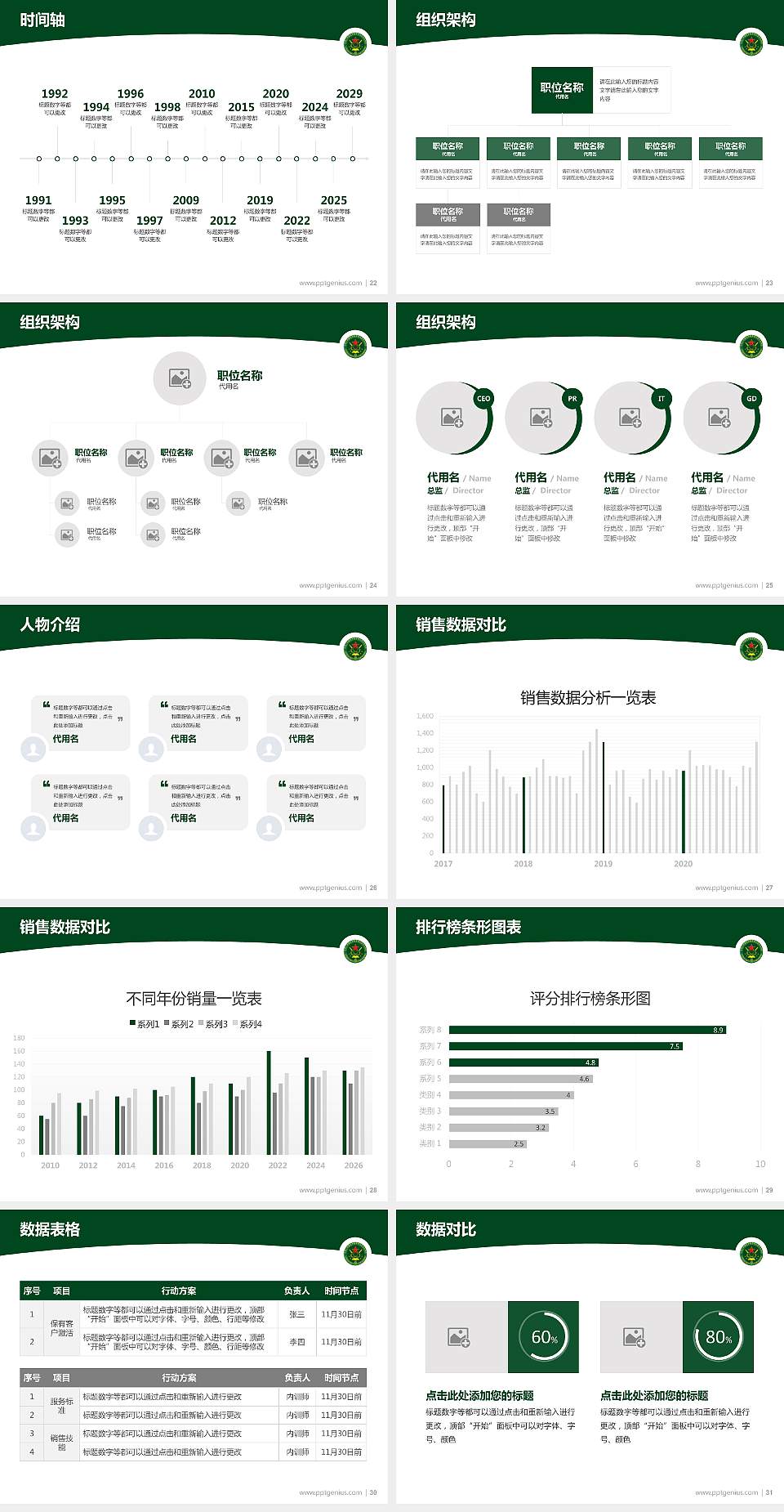 中国人民解放军陆军炮兵防空兵学院学术汇报/学术交流研讨会通用PPT模板4:3格式幻灯片预览图4