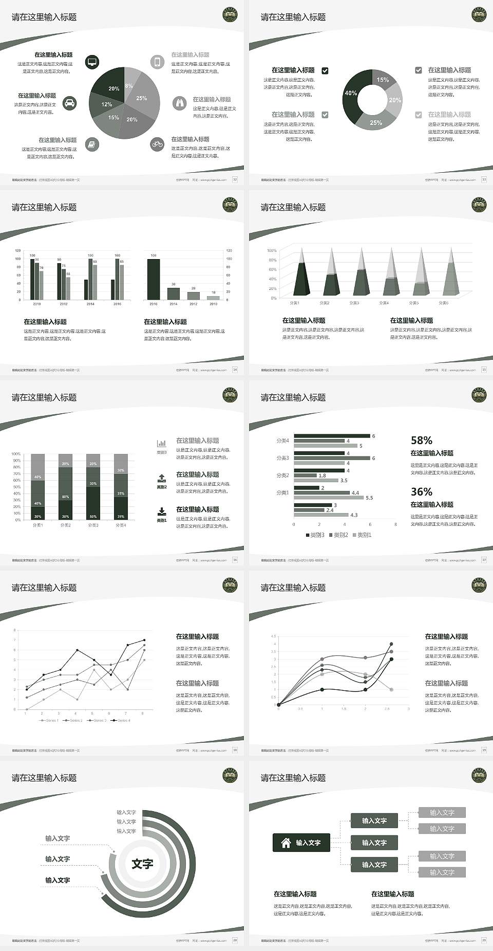 中国人民解放军陆军勤务学院毕业论文答辩PPT模板4:3格式幻灯片预览图3