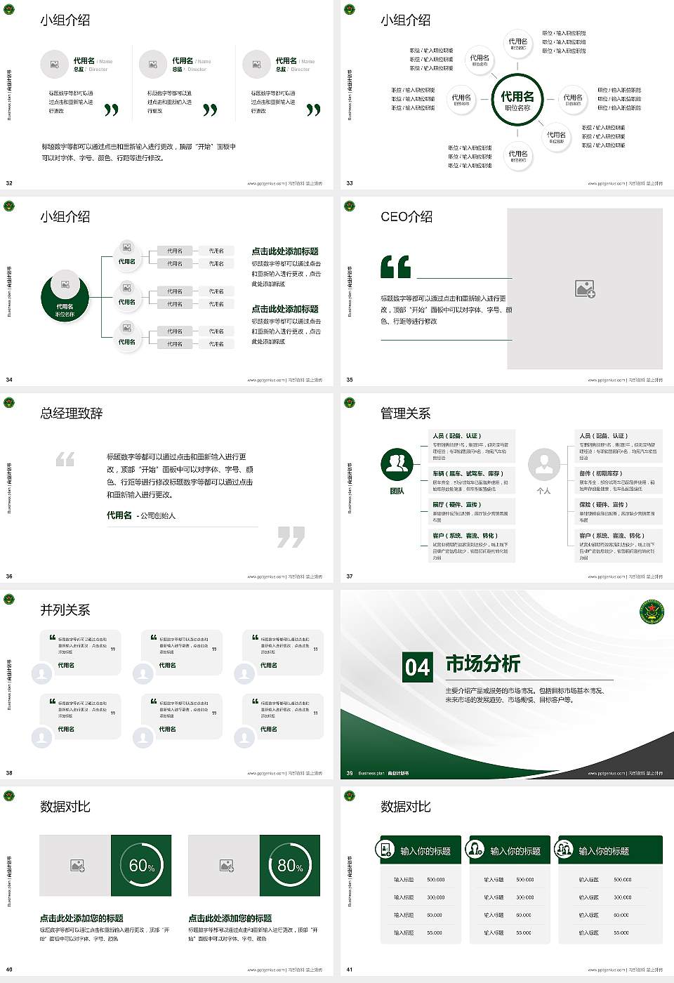 中国人民解放军陆军炮兵防空兵学院专用全国大学生互联网+创新创业大赛计划书/路演/网评PPT模板16:9格式幻灯片预览图5