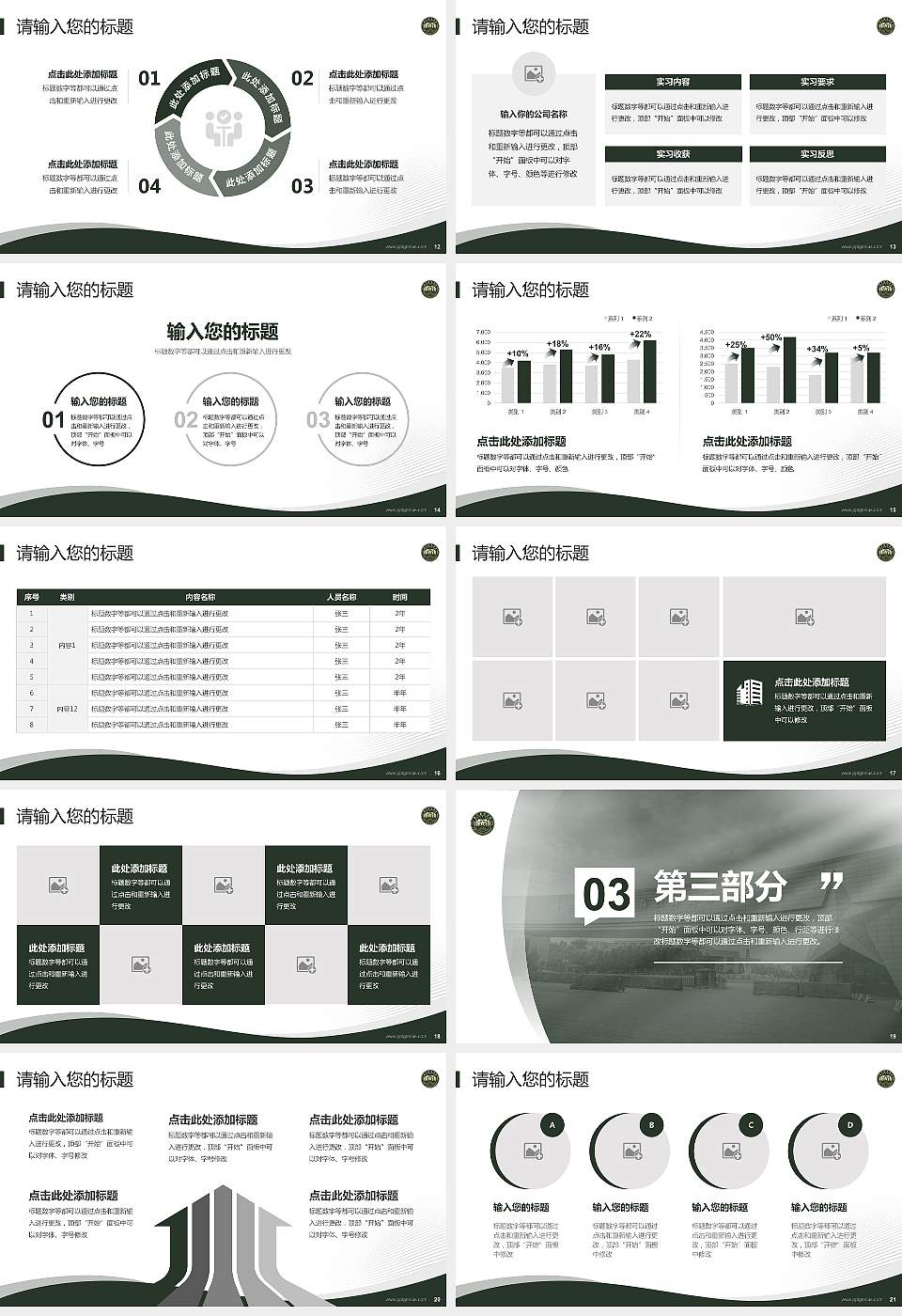 中国人民解放军陆军勤务学院专题讲座/学术交流会PPT模板16:9格式幻灯片预览图3