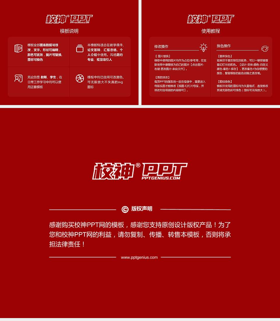 公安消防部队高等专科学校毕业论文答辩PPT模板4:3格式幻灯片预览图5