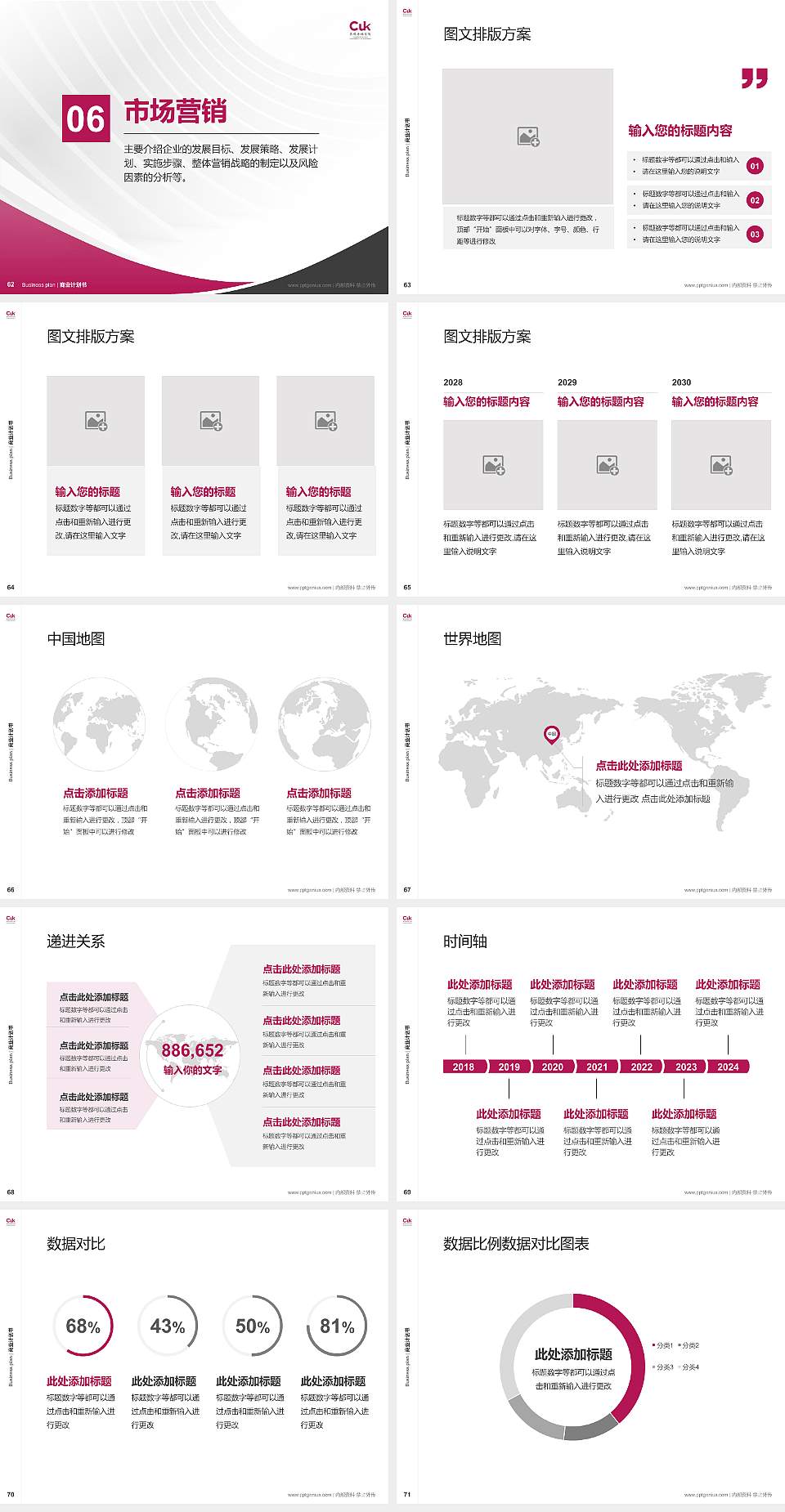 昆明传媒学院专用全国大学生互联网+创新创业大赛计划书/路演/网评PPT模板4:3格式幻灯片预览图8