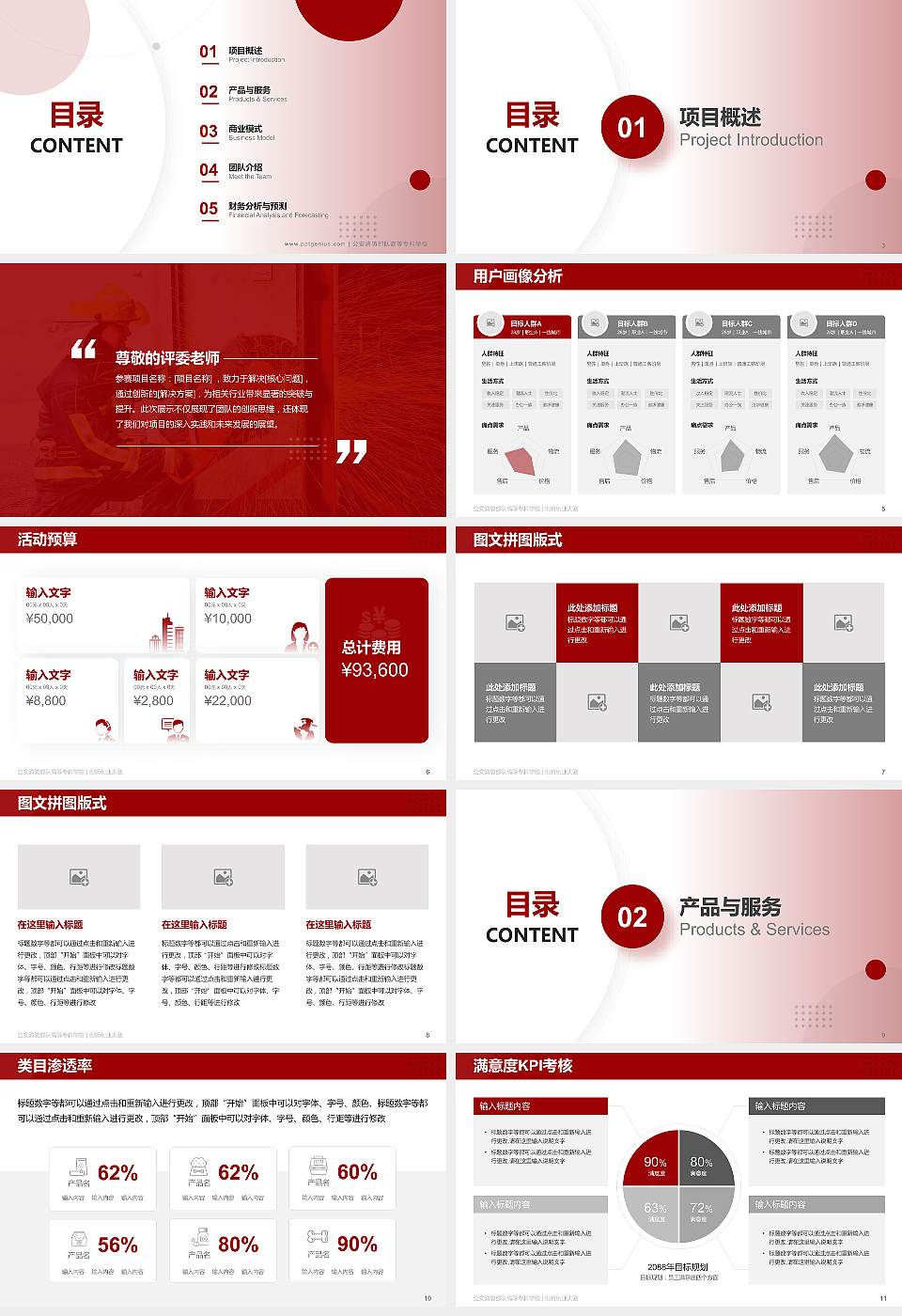 公安消防部队高等专科学校全国大学生创新创业大赛计划书PPT模板16:9格式幻灯片预览图2