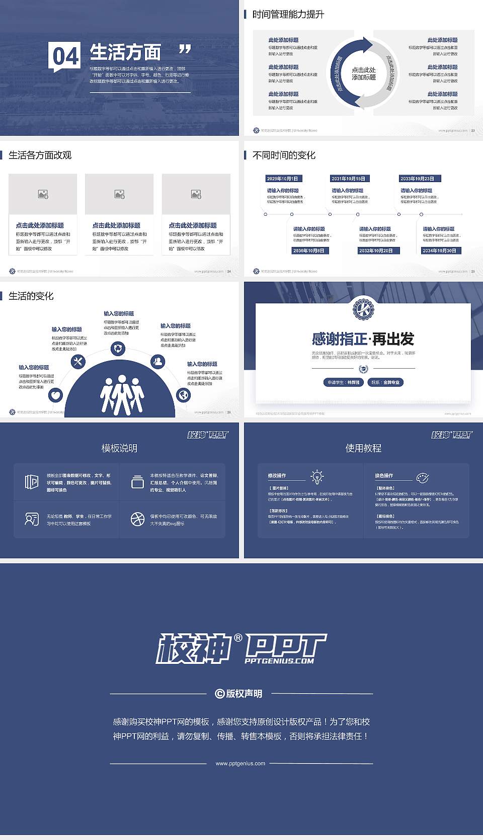 可克达拉职业技术学院专用国家奖学金答辩PPT模板16:9格式幻灯片预览图4