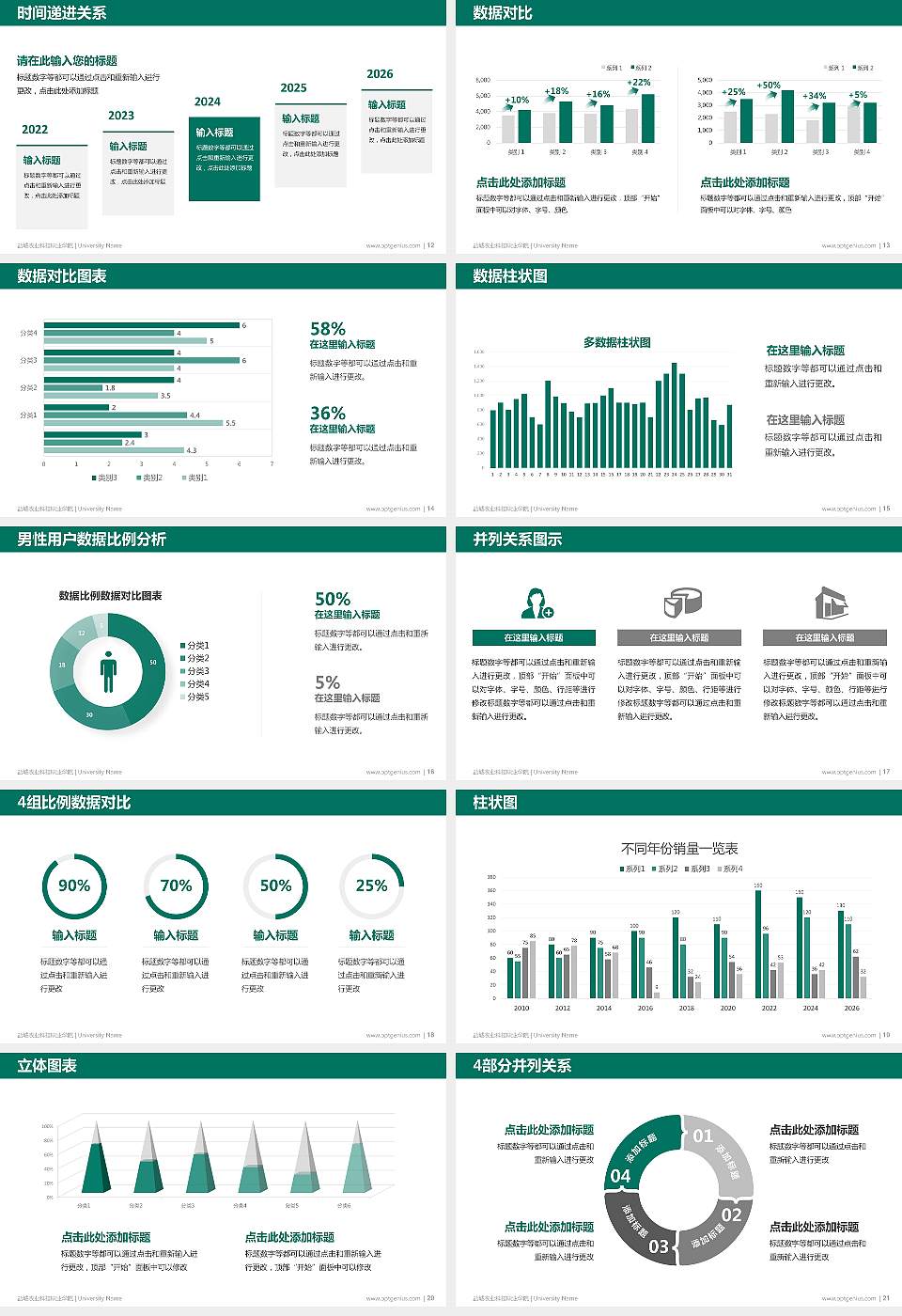 盐城农业科技职业学院硕士研究生/本科生毕业论文答辩/开题报告通用PPT模板16:9格式幻灯片预览图3