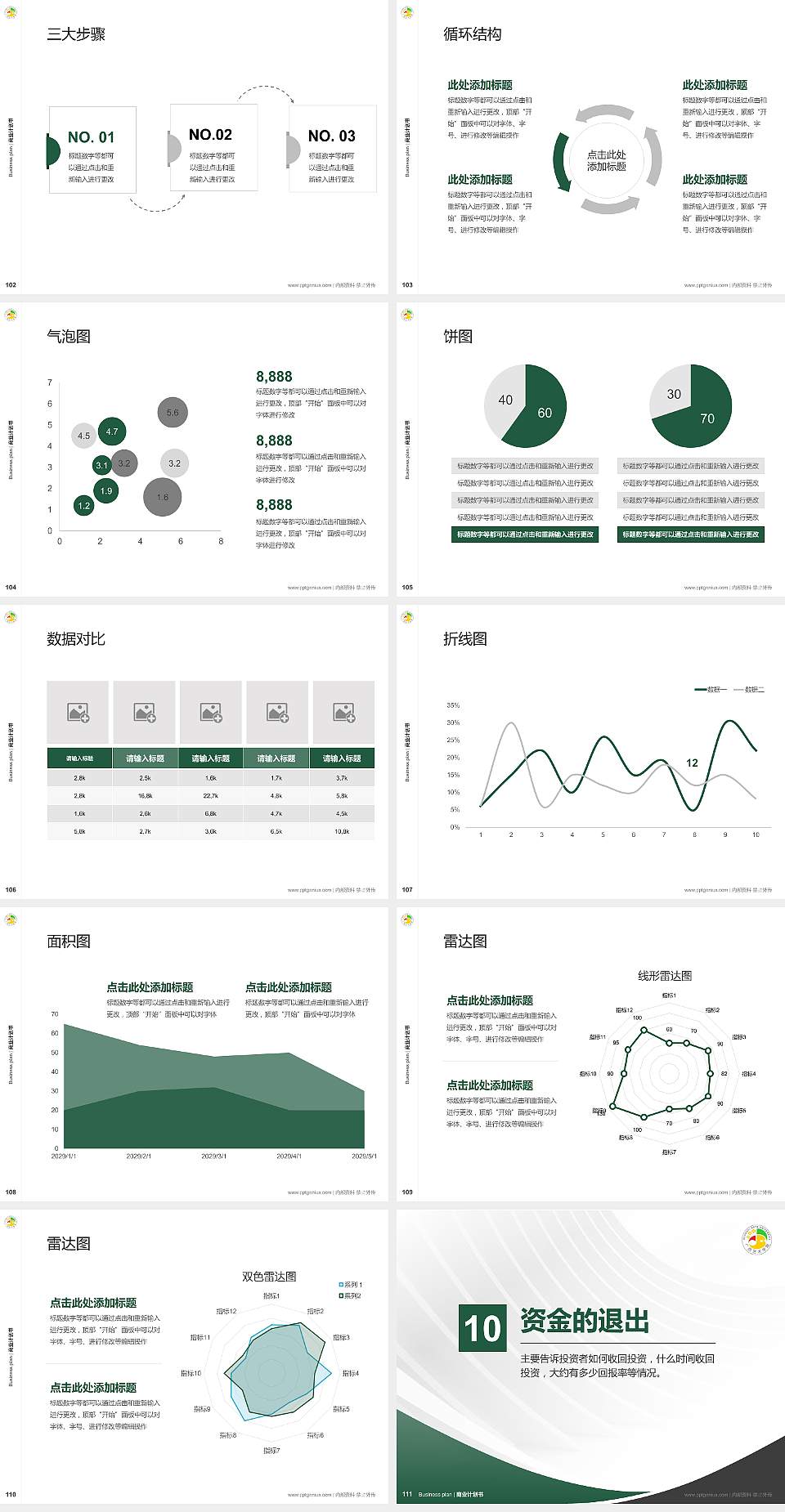 广西艺术学院专用全国大学生互联网+创新创业大赛计划书/路演/网评PPT模板4:3格式幻灯片预览图12