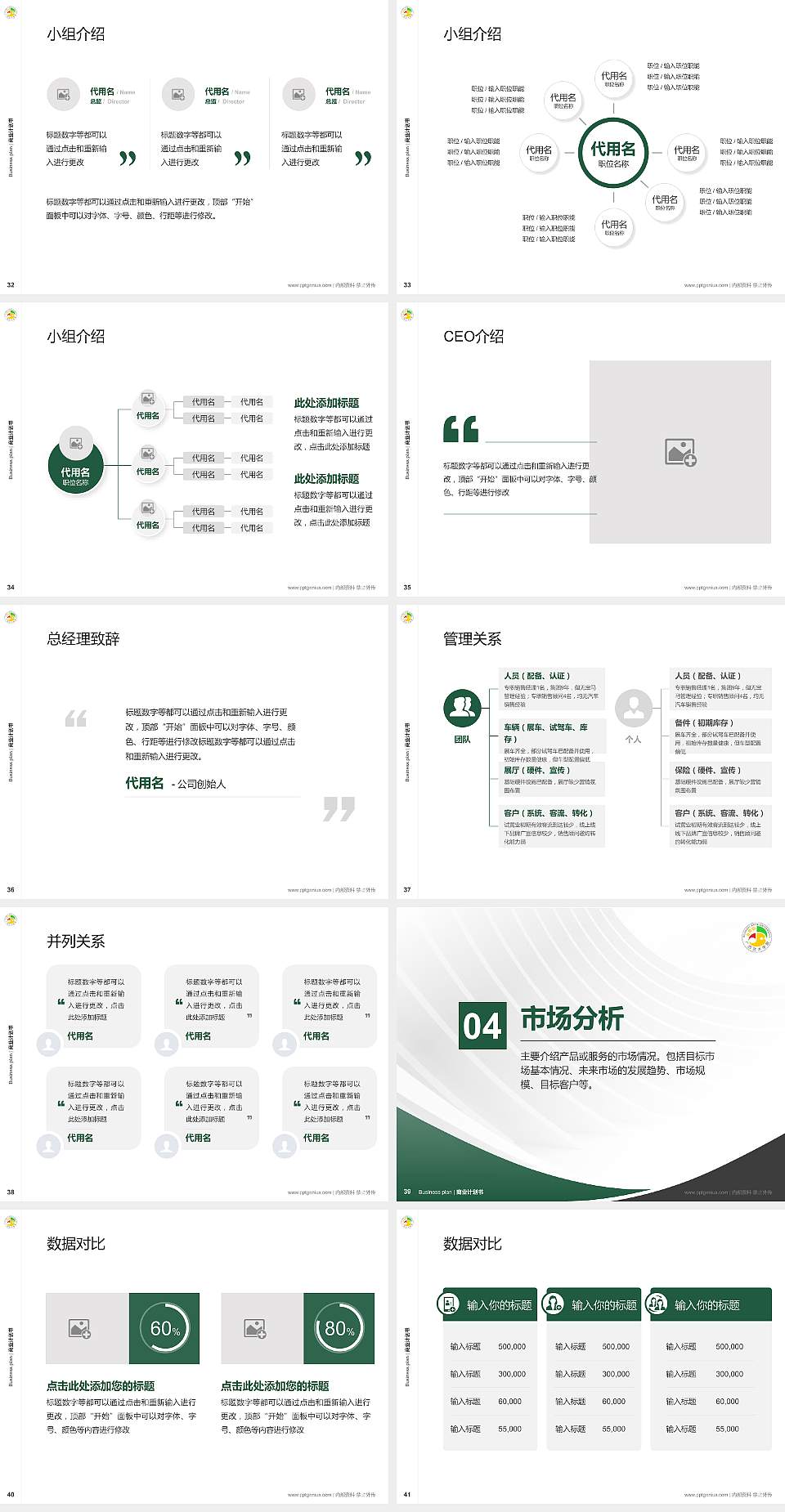 广西艺术学院专用全国大学生互联网+创新创业大赛计划书/路演/网评PPT模板4:3格式幻灯片预览图5