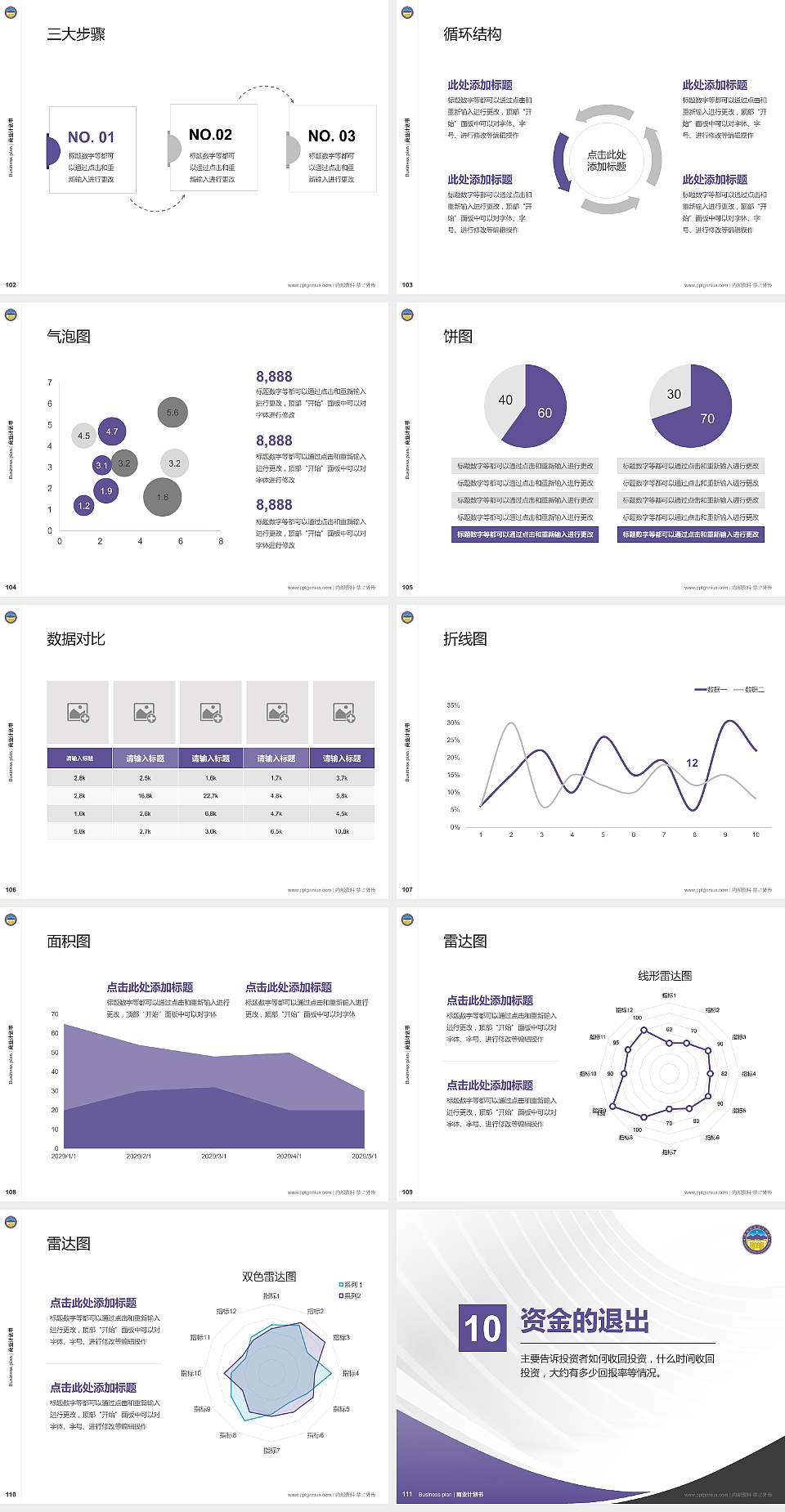 揭阳职业技术学院专用全国大学生互联网+创新创业大赛计划书/路演/网评PPT模板4:3格式幻灯片预览图12