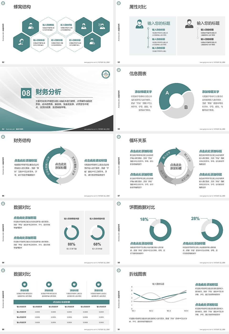 云南民族大学专用全国大学生互联网+创新创业大赛计划书/路演/网评PPT模板16:9格式幻灯片预览图10