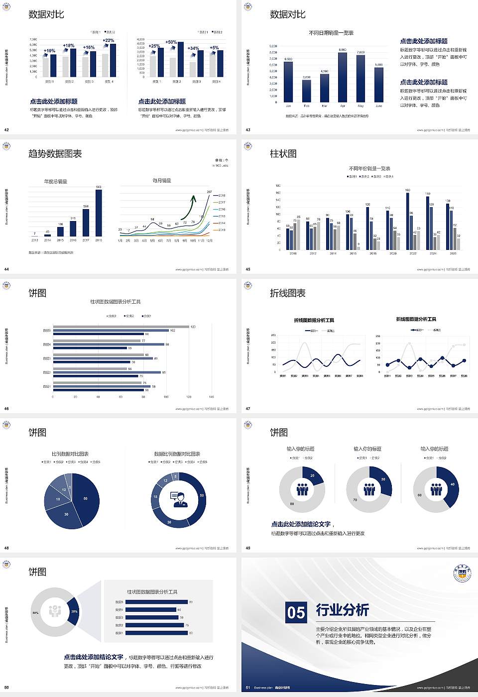 豫北医学院专用全国大学生互联网+创新创业大赛计划书/路演/网评PPT模板16:9格式幻灯片预览图6