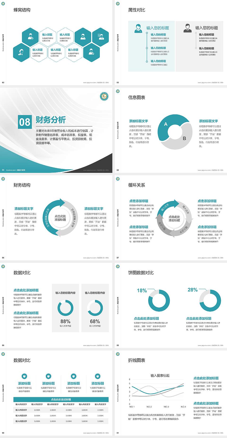 临沧职业学院专用全国大学生互联网+创新创业大赛计划书/路演/网评PPT模板4:3格式幻灯片预览图10