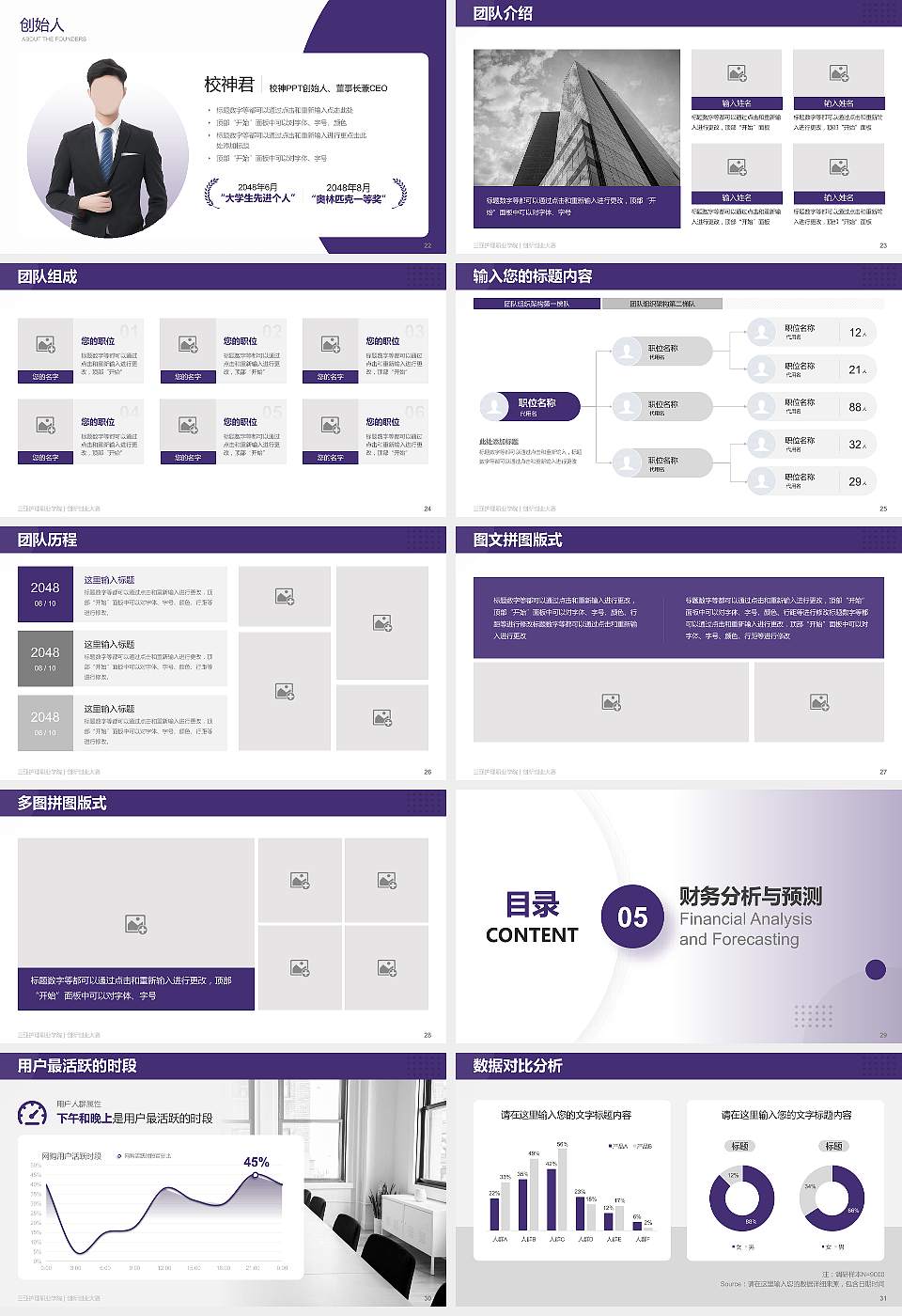 三亚护理职业学院全国大学生创新创业大赛计划书PPT模板16:9格式幻灯片预览图4