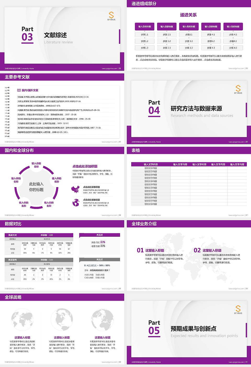 郑州软件职业技术学院硕士研究生/本科生毕业论文答辩/开题报告通用PPT模板16:9格式幻灯片预览图4