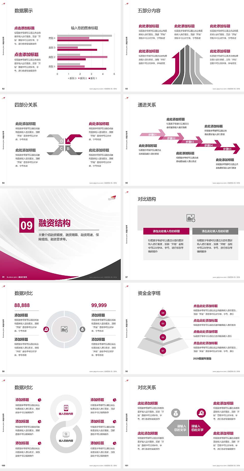 香港城市大学（东莞）专用全国大学生互联网+创新创业大赛计划书/路演/网评PPT模板4:3格式幻灯片预览图11