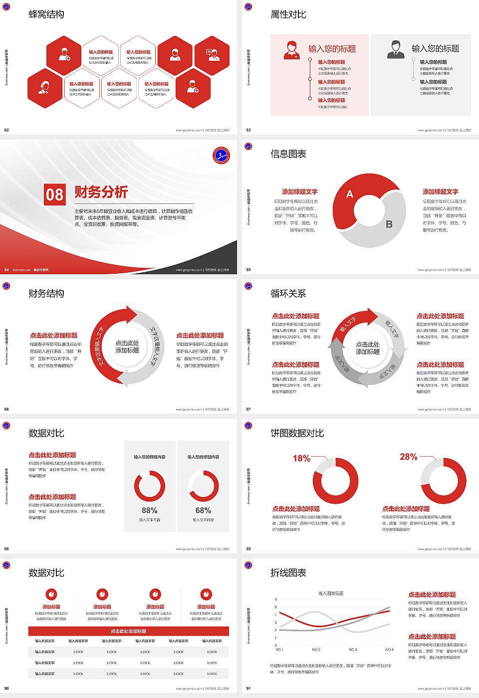 双河职业技术学院专用全国大学生互联网+创新创业大赛计划书/路演/网评PPT模板16:9格式幻灯片预览图10