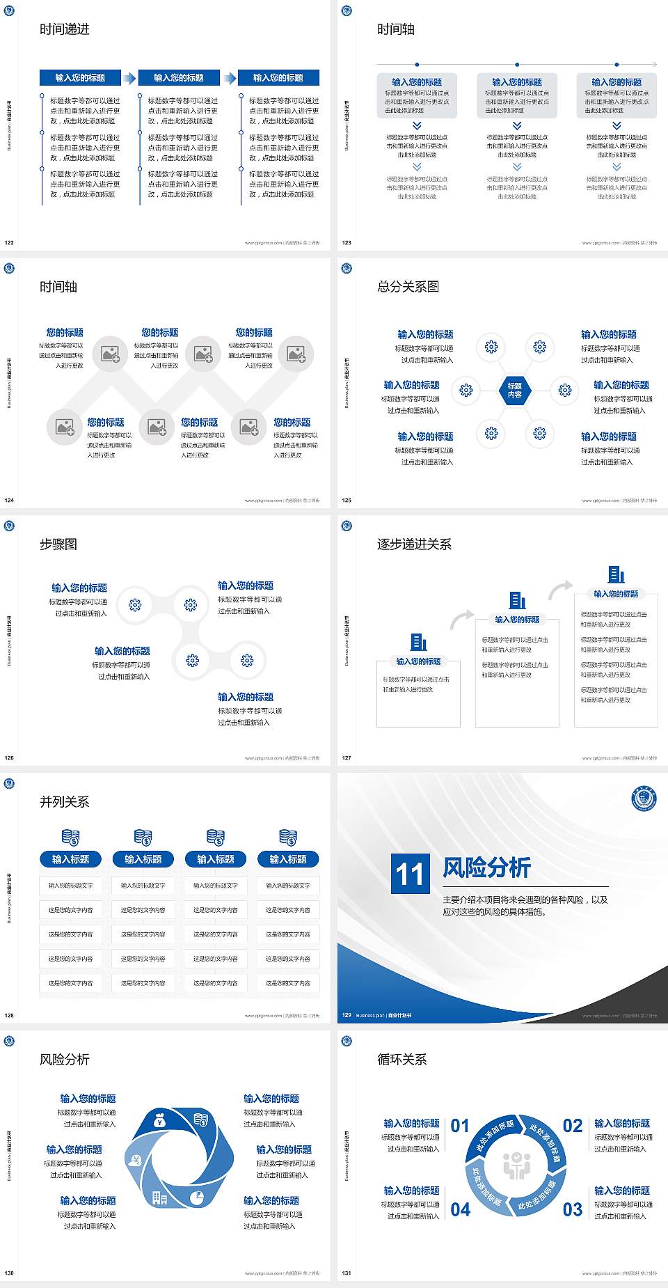 安徽公安学院专用全国大学生互联网+创新创业大赛计划书/路演/网评PPT模板4:3格式幻灯片预览图14