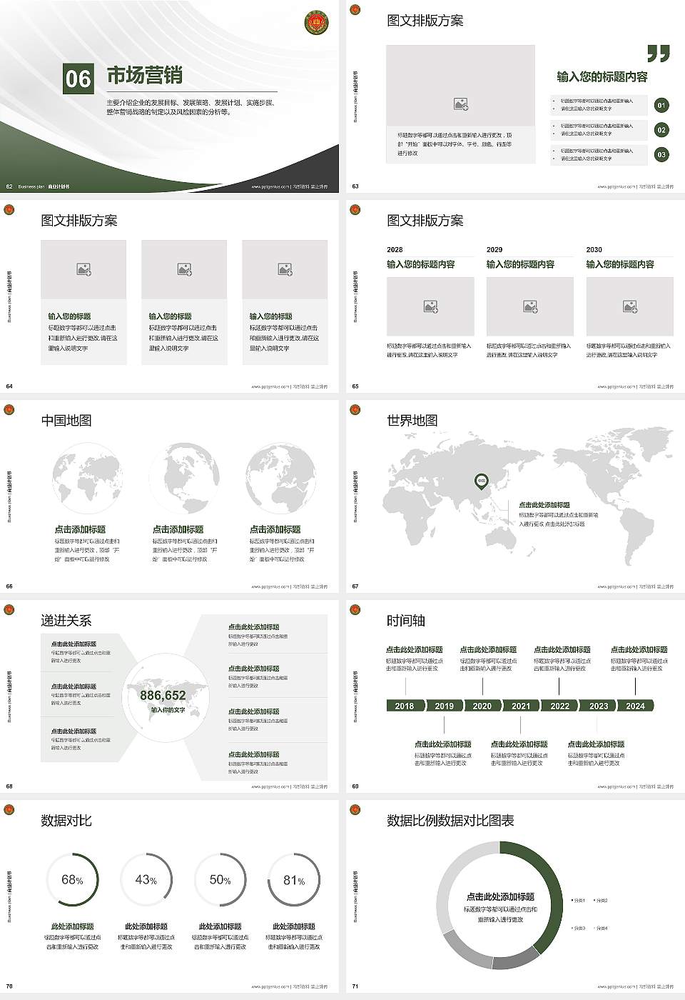 武警警官学院专用全国大学生互联网+创新创业大赛计划书/路演/网评PPT模板16:9格式幻灯片预览图8