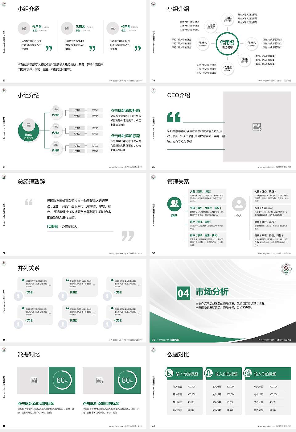 鹰潭卫生职业学院专用全国大学生互联网+创新创业大赛计划书/路演/网评PPT模板16:9格式幻灯片预览图5