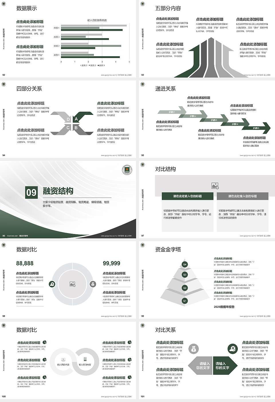 中国人民解放军陆军工程大学专用全国大学生互联网+创新创业大赛计划书/路演/网评PPT模板16:9格式幻灯片预览图11