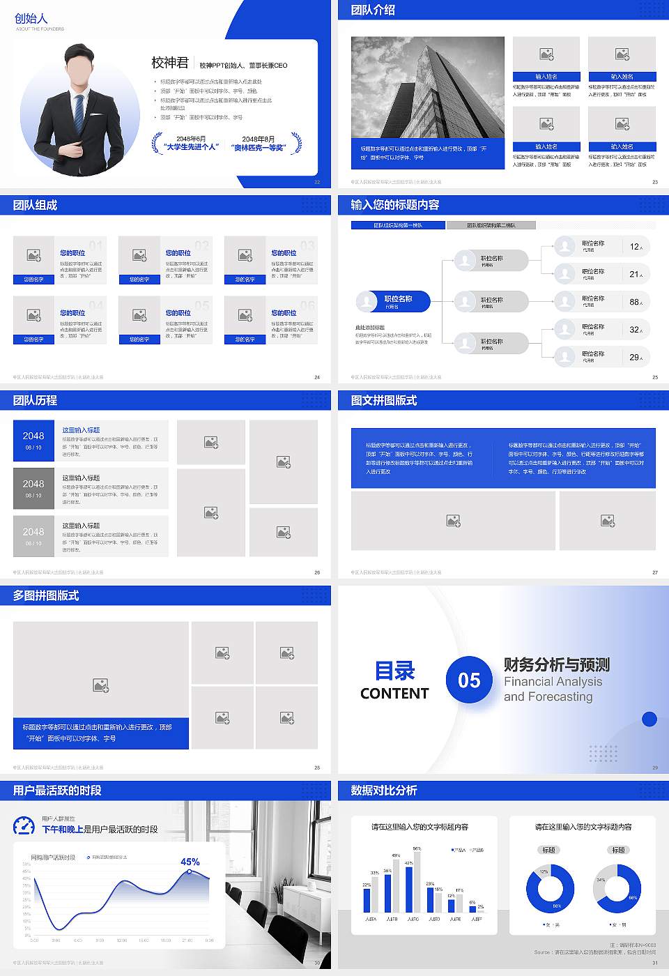 中国人民解放军海军大连舰艇学院全国大学生创新创业大赛计划书PPT模板16:9格式幻灯片预览图4