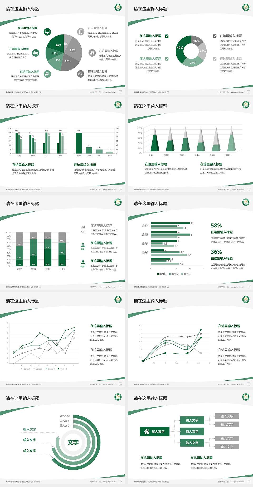 桂林医科大学毕业论文答辩PPT模板4:3格式幻灯片预览图3