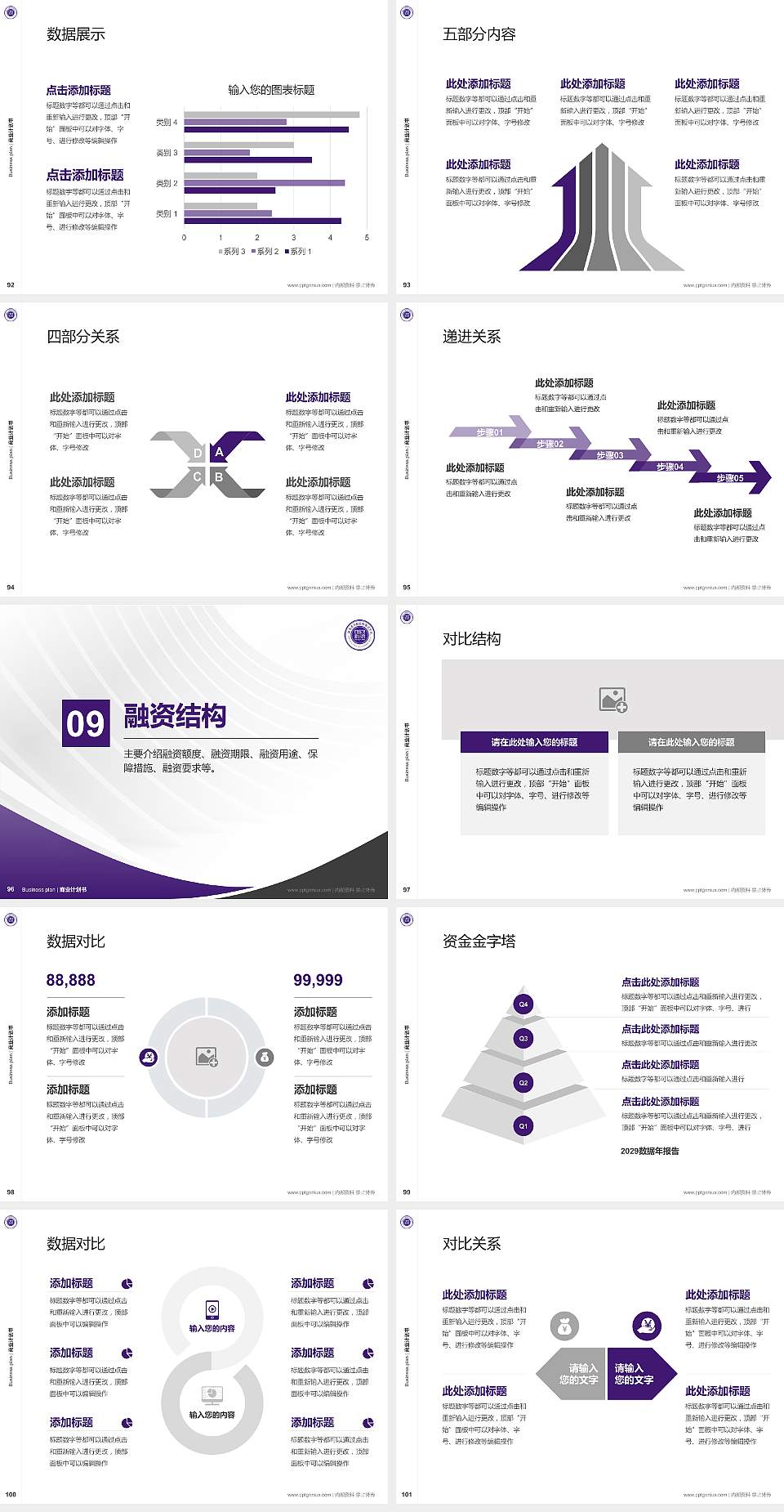 海南东方新丝路职业学院专用全国大学生互联网+创新创业大赛计划书/路演/网评PPT模板4:3格式幻灯片预览图11