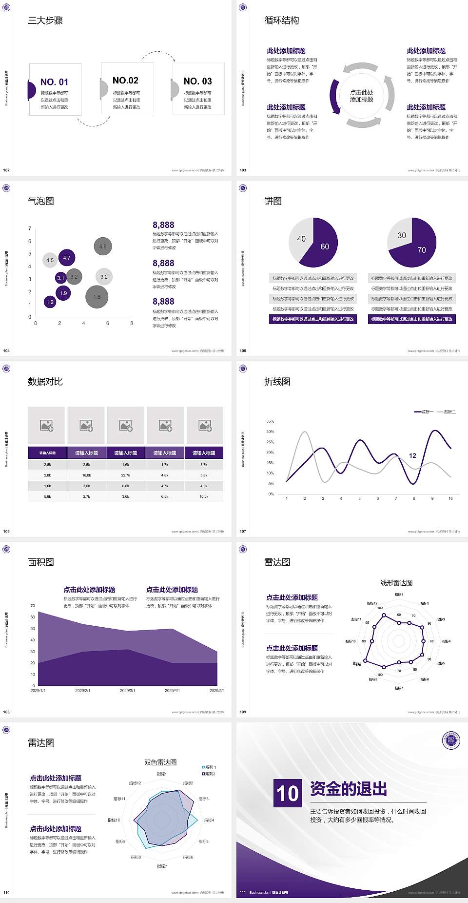 海南东方新丝路职业学院专用全国大学生互联网+创新创业大赛计划书/路演/网评PPT模板4:3格式幻灯片预览图12