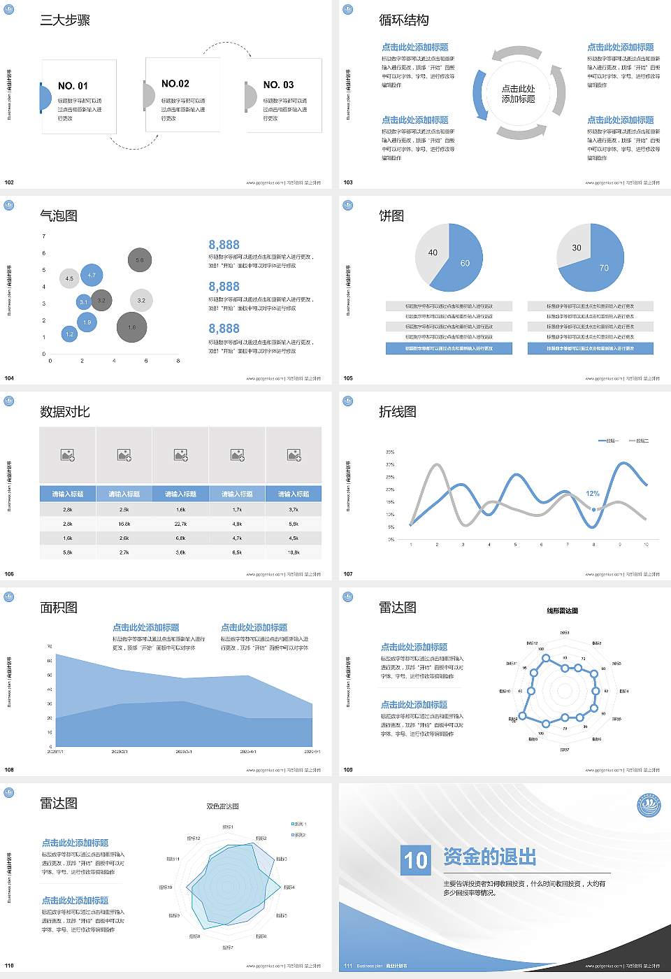 上海南湖职业技术学院专用全国大学生互联网+创新创业大赛计划书/路演/网评PPT模板16:9格式幻灯片预览图12