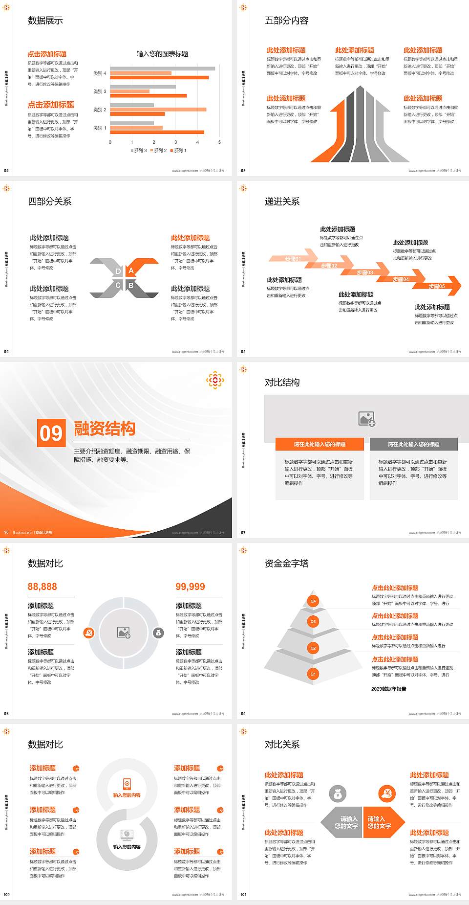 贵州传媒职业学院专用全国大学生互联网+创新创业大赛计划书/路演/网评PPT模板4:3格式幻灯片预览图11