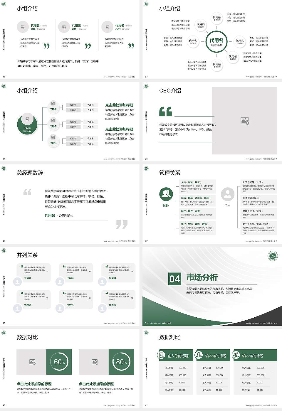 张家界学院专用全国大学生互联网+创新创业大赛计划书/路演/网评PPT模板16:9格式幻灯片预览图5