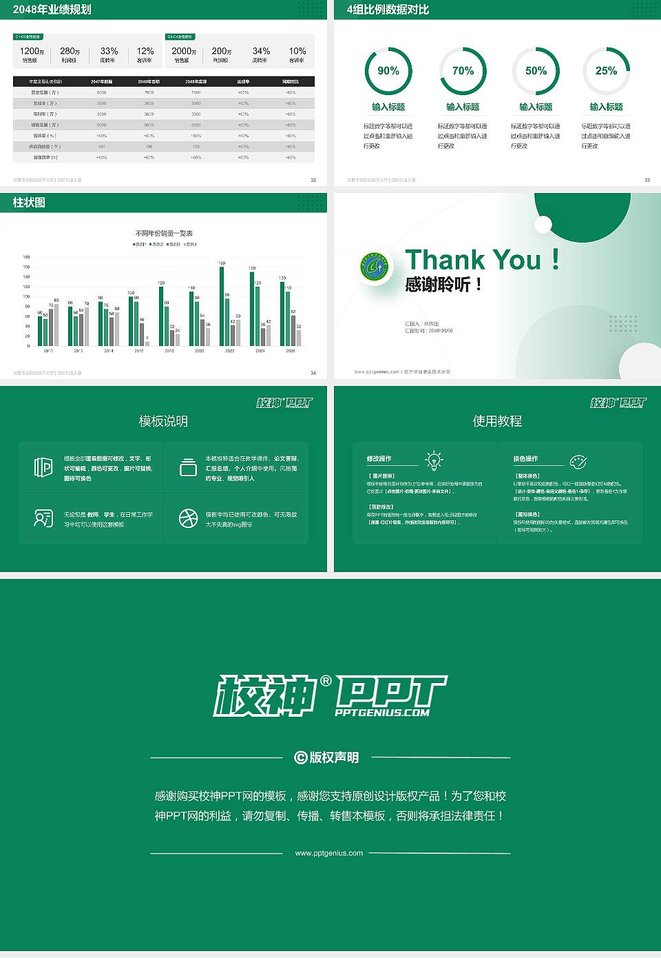 甘肃林业职业技术大学全国大学生创新创业大赛计划书PPT模板16:9格式幻灯片预览图5