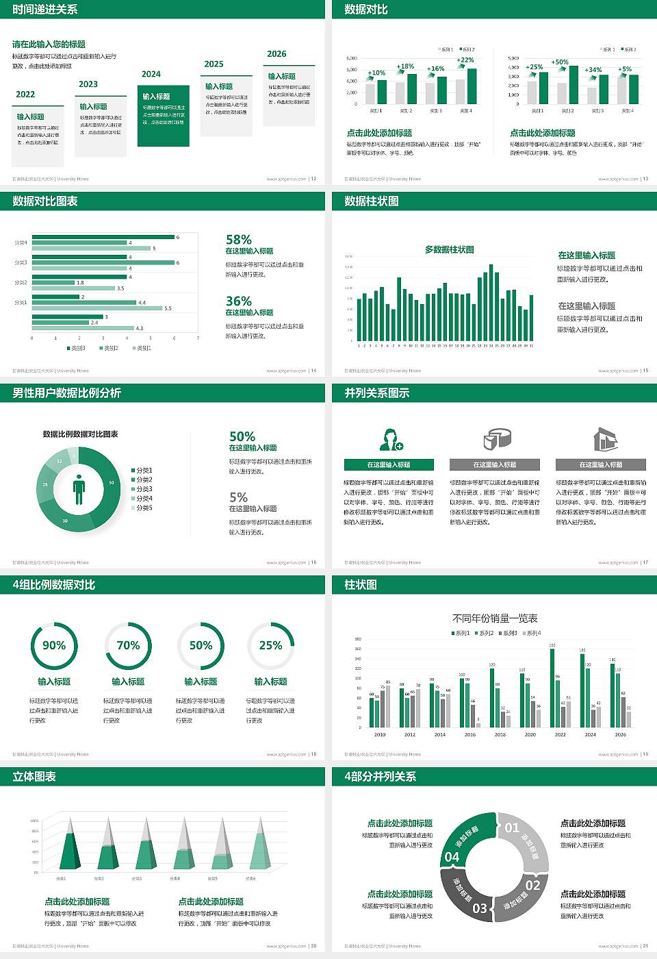 甘肃林业职业技术大学硕士研究生/本科生毕业论文答辩/开题报告通用PPT模板16:9格式幻灯片预览图3